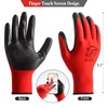 24 Pairs Gardening Gloves for Men Women Rubber Coated Breathable