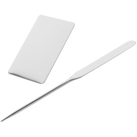 Tofficu Foundation Mixing Palette Spatula Kit Makeup Mixing Tray with Blending Brush for Makeup Artist