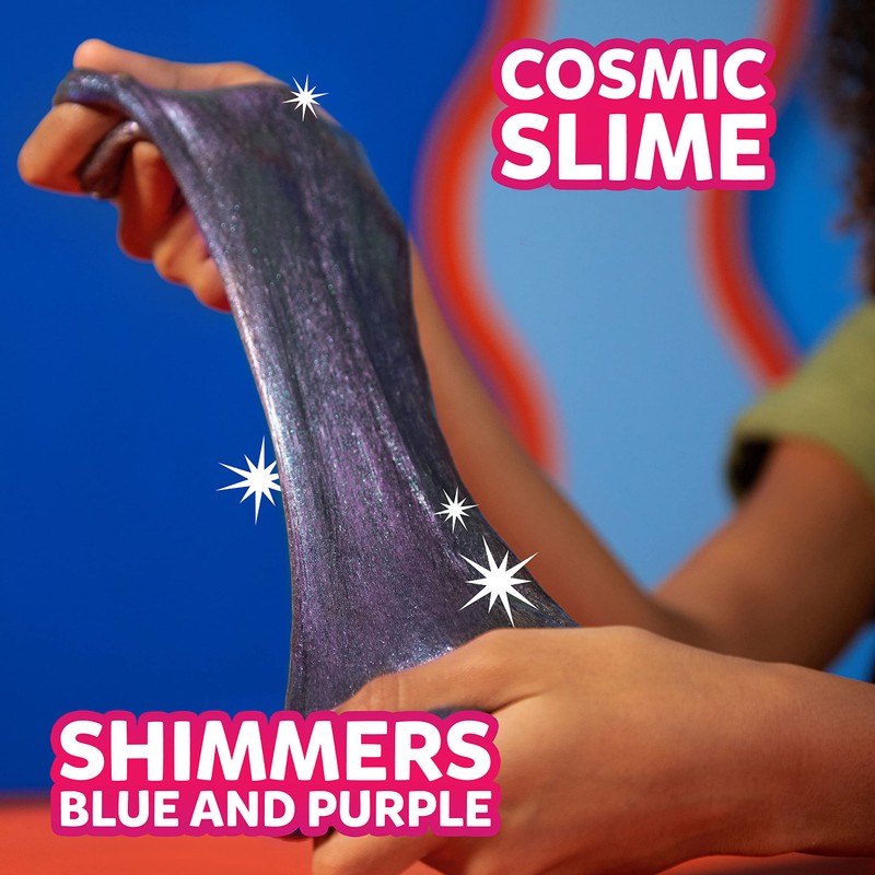 ELMER'S Glue Premade Slime, Cosmic Shimmer Glitter Slime, Purple and