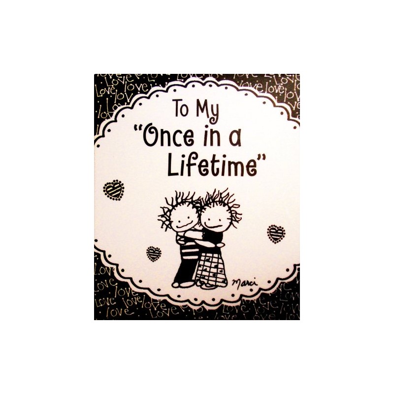 Blue Mountain Arts Little Keepsake Book, to My Once in