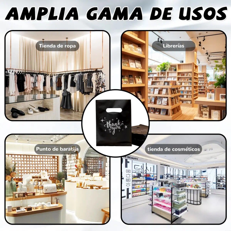 300 Gracias Bolsa De Plastico Envio Regalo Boutique Embalaje