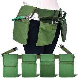 NOELAMOUR Gardening Pouch, Apron Bag, Waist Bag, Waist Pouch, Waist Bag, Gardening, DIY, BBQ