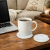 Ceramic Car Coasters, 2 Pack, 2.64" Absorbent Car Cup Holder