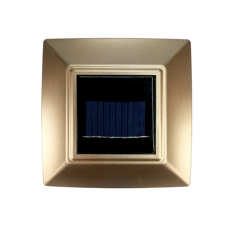 6x6 Copper Post Cap Light Solar Powered LED Bright SMD