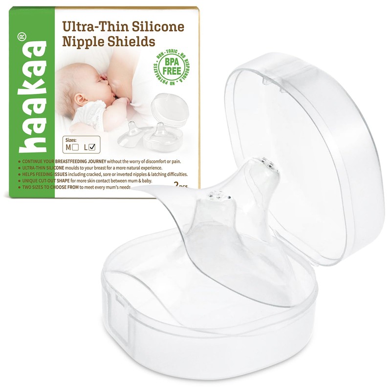 haakaa Nipple Shields for Nursing Nipple Shield for Breastfeeding with