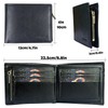 Zkgiftsdz Wallet with Coin Pocket, RFID Blocking Leather Mens Bifold