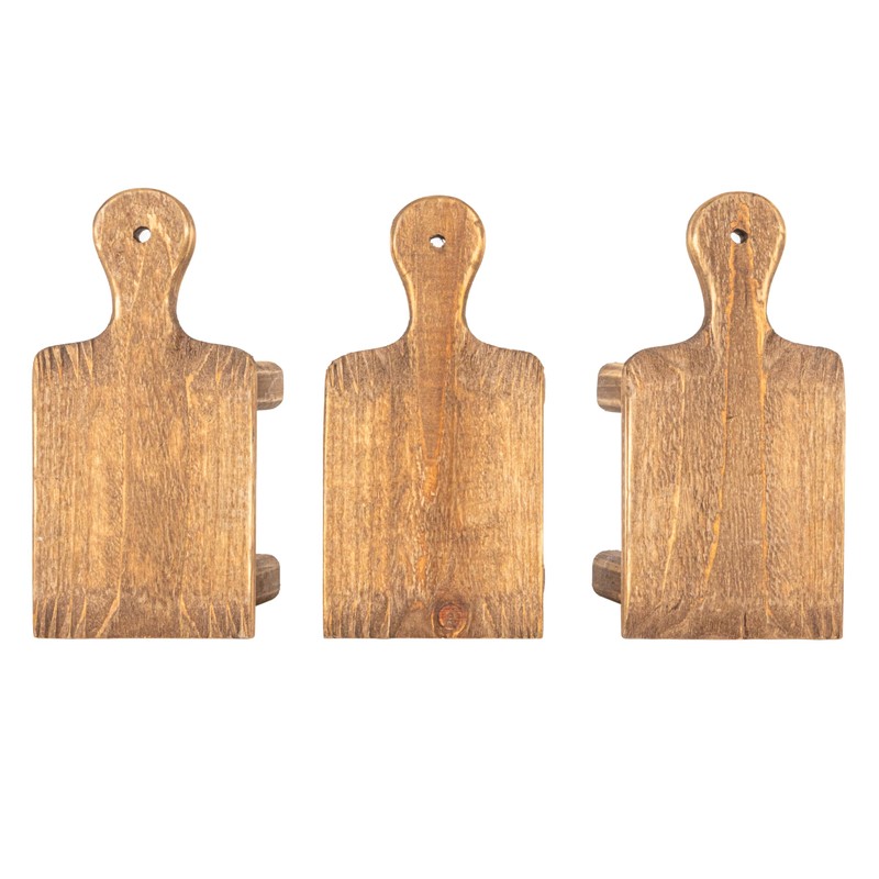 Creative Co-Op Small Wood Pedestal with Handle