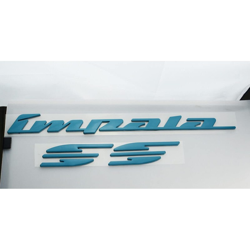2Pcs 94-96 Impala Ss Rear Quarter Panel Emblem 3D Letter