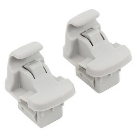 MOTOKU Set of 2 Grey Sunvisor Sun Visor Holder Clips for Subaru Ascent 2019-2022 Crosstrek 2013-2017 Impreza 2008-2016 Legacy Outback 2010-2022