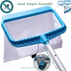 DABOVIN Professional Pool Bottom Skimmer Net for Cleaning Pollen Bugs,
