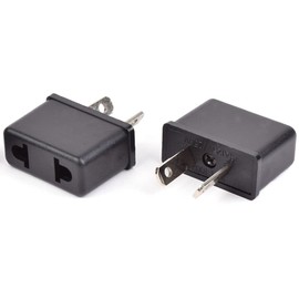2pcs of Set / from USA to Australia Plug Travel Adapter – from US (EU) to Australia and New Zealand