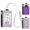 ZHOMA Minimalist RFID Blocking Wallet with Lanyard, Functional ID Case