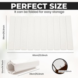 ARRAS Stone Bath Mat | Diatomite Quick Drying Bathroom Mat | Anti-Slip, Quick Dry Bath Mat | Diatomaceous Earth Mat for Tub & Shower | Modern Sleek Stone Mat