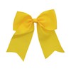 Yellow Jumbo Bow Clip with Tails