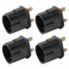 4PCS to Conversion Plug Grounding 2 Pin to 3 Pin