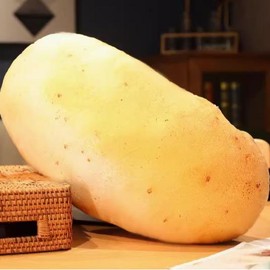 3D Cute  Throw Pillow Vegetables Sofa Bed Decorative - Colour: Potato 13Inches