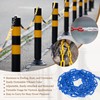 sourcing map Plastic Chain 50 FT/15.5 M, Safety Chain Blue