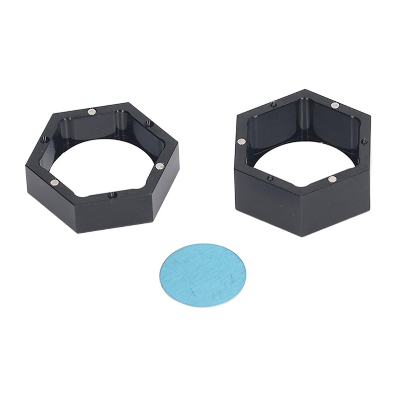 Mini Portable Billiard Chalk Case Hexagonal Pool Cue Chalk Box