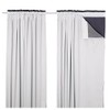 RAYYAN LINEN Blackout Thermal Lining for Curtains, Readymade Tape Top
