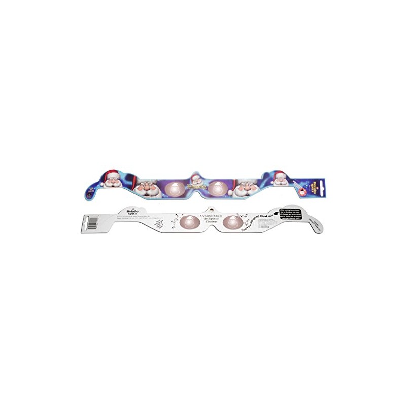 American Paper Optics Christmas 3D Glasses Santa