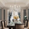 Saint Mossi 5 Light Modern Contemporary Elegant K9 Crystal Glass