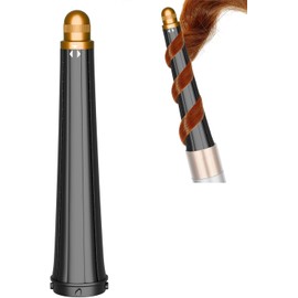 Langer Lockenwickelaufsatz für Dyson Airwrap HS01 HS05, 20-36mm, Das Neue Konische Design, Lockenfässer, Befestigungsteile(Goldene)
