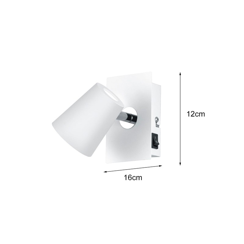 Trio Leuchten Narcos 873170131 LED Wall Spotlight 1 x 4