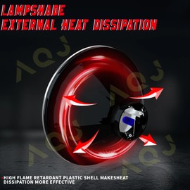 For Chevy C10 1967-1972 7 inch LED Light Bulbs Round Hi/Lo Lamp,H4/9003+7 Inch H6024 Round Light Bulbs Sealed High Low Beam Glass Housing, 4PCS