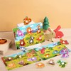 3PCS Wooden Puzzles, Toddler Puzzles, Animal Puzzle Jigsaw Set, Educational