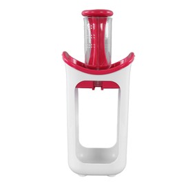 Food Squeeze Station Safe Portable Baby Pouch Filling Station for Semi Solid Food for Infant Toddlers Red