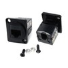 Cat6 RJ45 D-Series Chassis Mount Insert, IDC Punch Down Style
