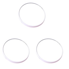 Eabdice 3 x Suction Cup Mirrors, Cosmetic Mirrors, 10 x Suction Cups, 15 cm, Suitable for Home Use, Beauty Salons and Travel