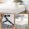XUDUOO 4PCS Bed Sheet Holder with Lock Strips, Heavy Duty