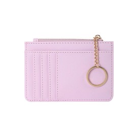 1 Stück Mini Geldbörse Schutz, Geldbörse für Kleingeld, Kreditkartenetui, SCHMales Leder-Kartenetui, Münzgeldbörse mit Reißverschluss, Mini-Kreditkartenschutz, für Damen und Herren