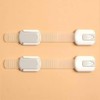 Adjustable Door Safety Lock Strap 2-piece set (Gray)