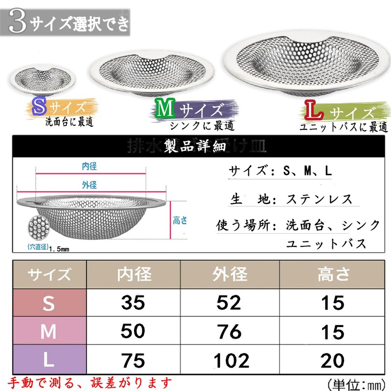 Ouliyoo Drainage Gutter Garbage Receptor, Stainless Steel, With Hook, Keeps