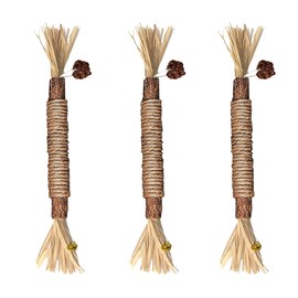 Luckious Silvervine Stick for Cats (3Pcs)- Pet Chew and Dental Toy for Fresh Breath and Playful Fun