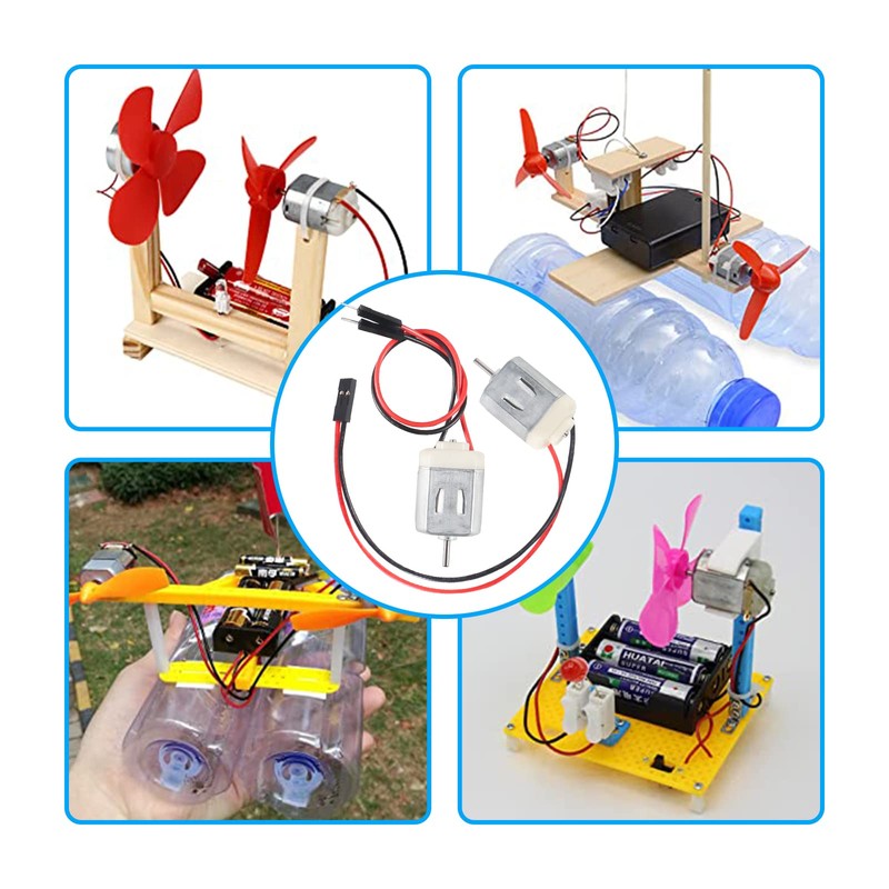 10Pcs 1.5V-6V Type 130 EK1450 & EK1894 Miniature DC Motors