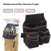 Waterproof Wear-Resistant Oxford Canvas Material Thickened Tool Bag with Adjustable