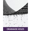 DEXI Bathtub Mat Non Slip, Extra Long 39x16, Suction Cups,