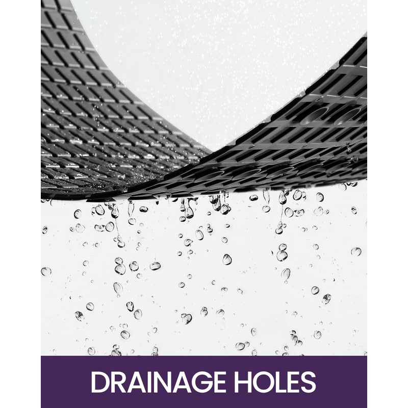 DEXI Bathtub Mat Non Slip, Extra Long 39x16, Suction Cups,