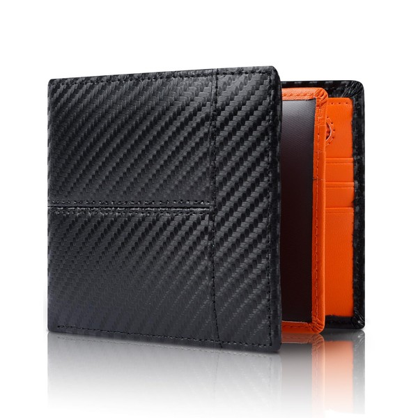 Swallowmall Mens Wallet Rfid Blocking Leather Wallet for Men Bifold