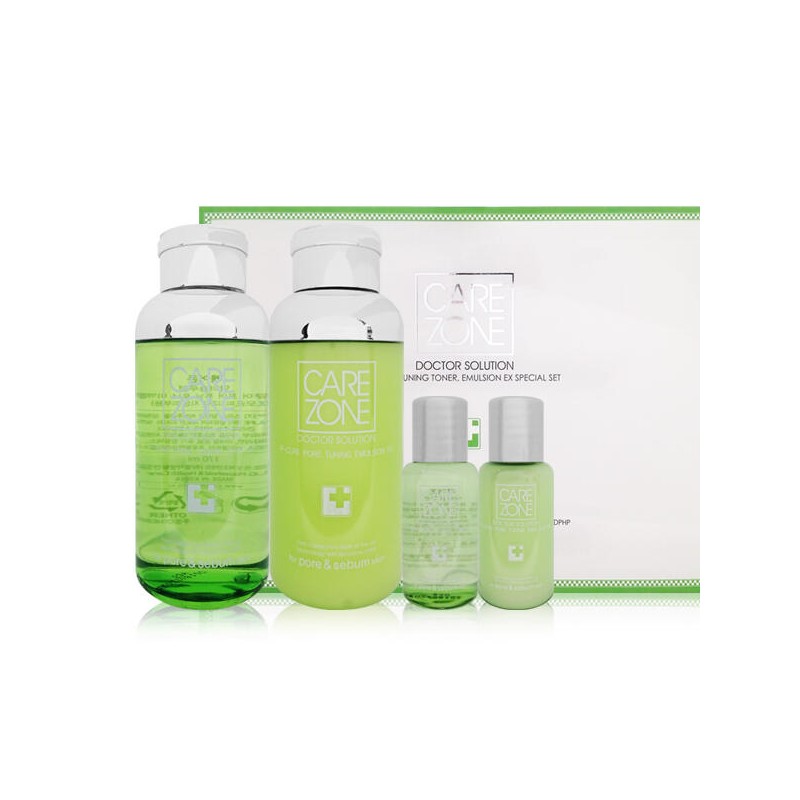 Care Zone 케어존 닥터솔루션 피큐어 2종세트/스킨 로션 선물세트 Carezone Dr.
