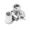 100 Pieces Aluminum Rivet Nuts kit, M3 M4 M5 M6