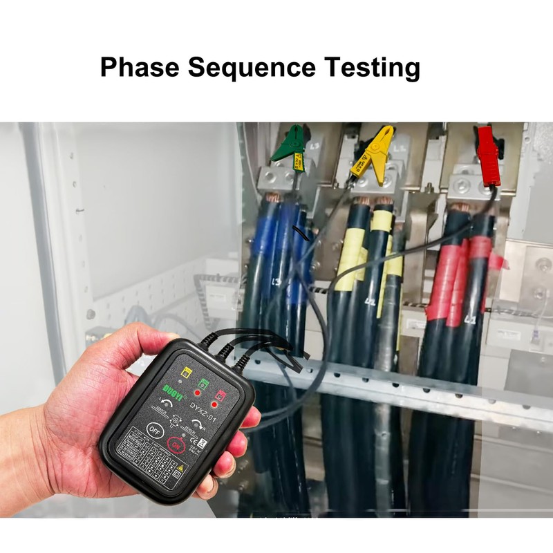 Non-Contact 3 Phase Rotation Meter | Motor Rotation Tester for