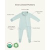 MON CHOU Convertible Footie Pajamas - Soft Organic Cotton Baby