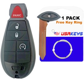 USAKEYS For 2008 2009 2010 2011 2012 Jeep Grand Cherokee Remote Car Key Fob IYZ-C01C