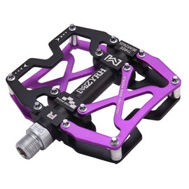 MZYRH Mountain Bike Pedals, Ultra Strong Colorful CNC Machined 9/16" Cycling Sealed 3 Bearing Pedals
