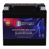 Mighty Max Battery MM-AUX12 Auxiliary Battery 12V 12Ah, 22RC, 200 CCA Rechargeable AGM Car Battery