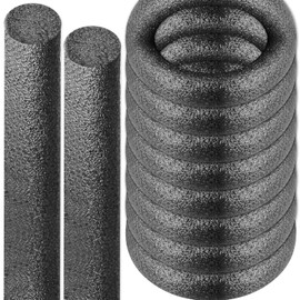 Foam Backer Rod for Gaps Concrete Crack Filler Joints Foam Gap Filler Caulk Saver Backing Rod Concrete Filler Rope (Black, 1.5 Inch X 6.6 Feet)